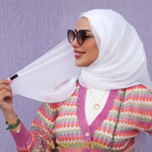 شيـفون خشن سادة